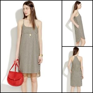 Madewell Cami Shift Dress in Ticking Stripe, sz 6